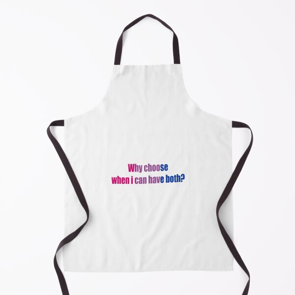 Item preview, Why Choose When I Can Have Both? | Bisexual Pride Quote designed and sold by klebtgut.
