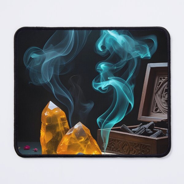 Item preview, Frankincense & Oud Wood | Modern Desert Noir | Dark Fine Art Print designed and sold by GoldenVerseArt.