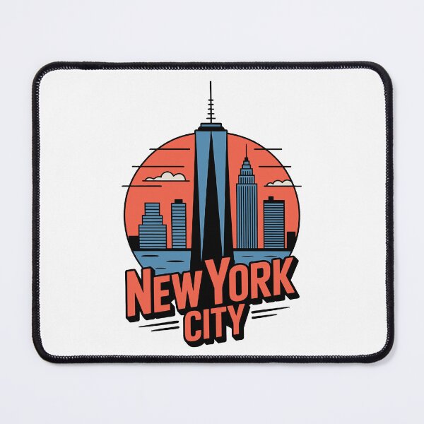 Item preview, Retro New York City Skyline Sunset designed and sold by k3rstman1.