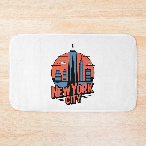 Item preview, Retro New York City Skyline Sunset designed and sold by k3rstman1.