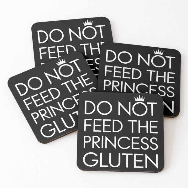 Item preview, Do Not Feed The Princess Gluten Modern Minimal Typography Design designed and sold by PROPera-design.