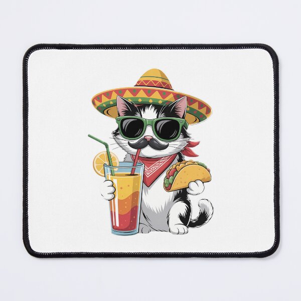 Item preview, Cinco De Mayo Cat Lovers Tacos Fiesta Humor Meow designed and sold by TrinaEspinoza.