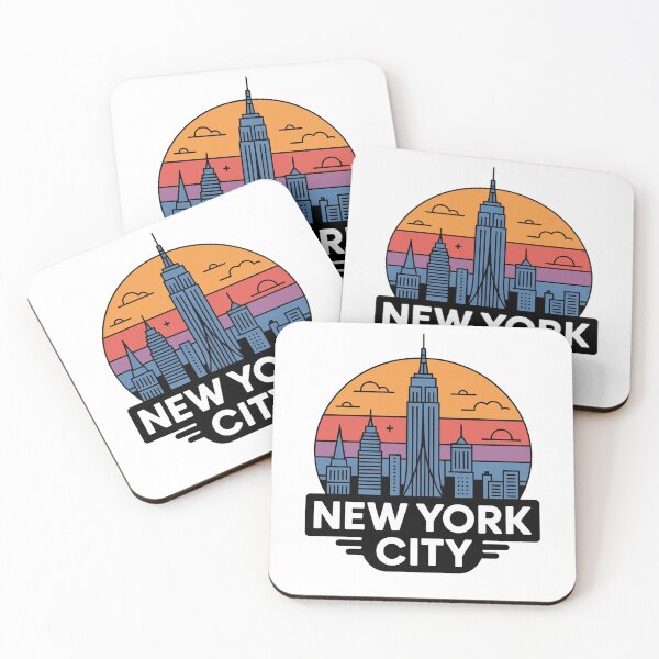 Item preview, Vintage New York City Skyline Retro Sunset designed and sold by k3rstman1.