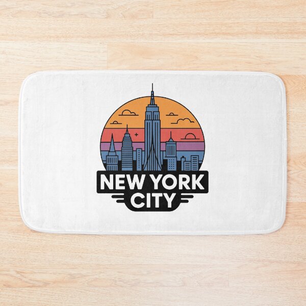 Item preview, Vintage New York City Skyline Retro Sunset designed and sold by k3rstman1.