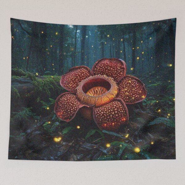 Item preview, Rafflesia Flower Art – Exotic Tropical Bloom | Rare Nature Botanical Design designed and sold by Illuministique.