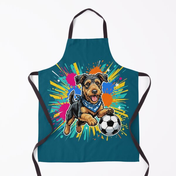 Item preview, Airedale Terrier Soccer Dog – Cute Football Puppy Gift for Dog Lovers designed and sold by The Real Life Symphony.