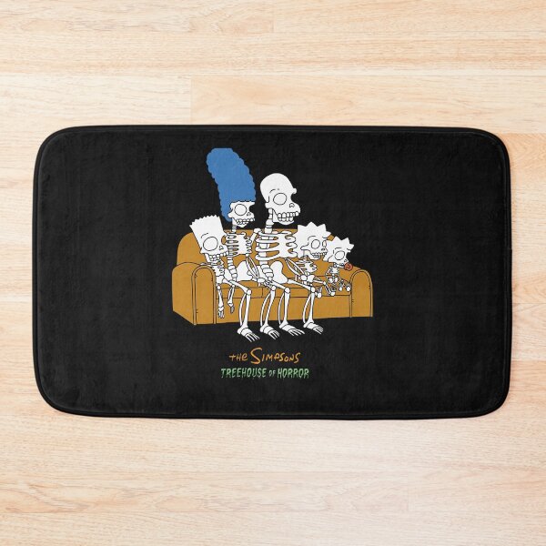 Item preview, The Simpsons Skeleton Family Treehouse of Horror Couch Gag designed and sold by shopmamabite.