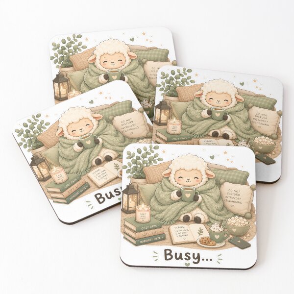 Item preview, Cozy Sheep Introvert Weekend Mood designed and sold by Sadia  Jannat.