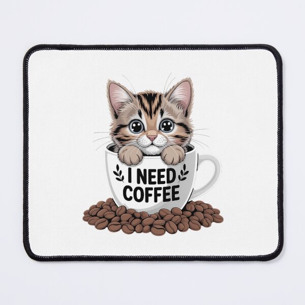 Item preview, Cute Cat Sitting in Coffee Cup Kitten Lover Kitty designed and sold by TrinaEspinoza.