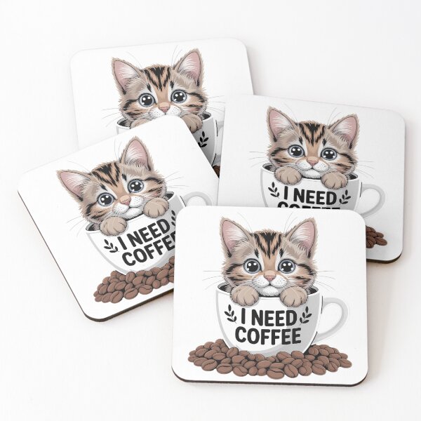 Item preview, Cute Cat Sitting in Coffee Cup Kitten Lover Kitty designed and sold by TrinaEspinoza.