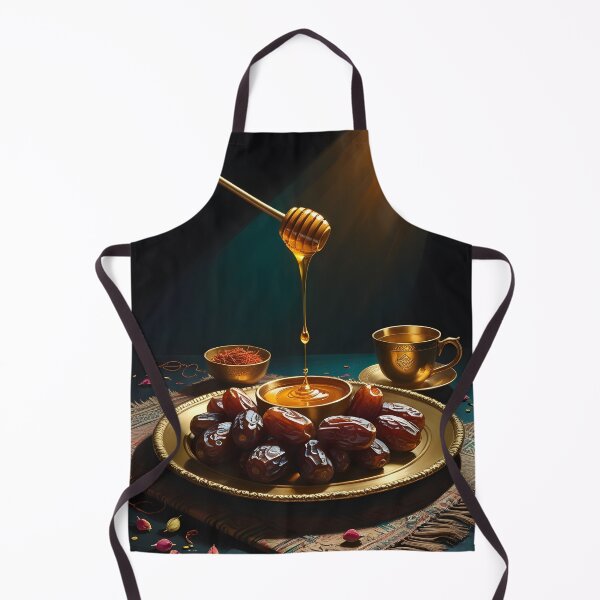 Item preview, Dates and Honey Still Life | Modern Desert Noir | Dark Fine Art Print designed and sold by GoldenVerseArt.