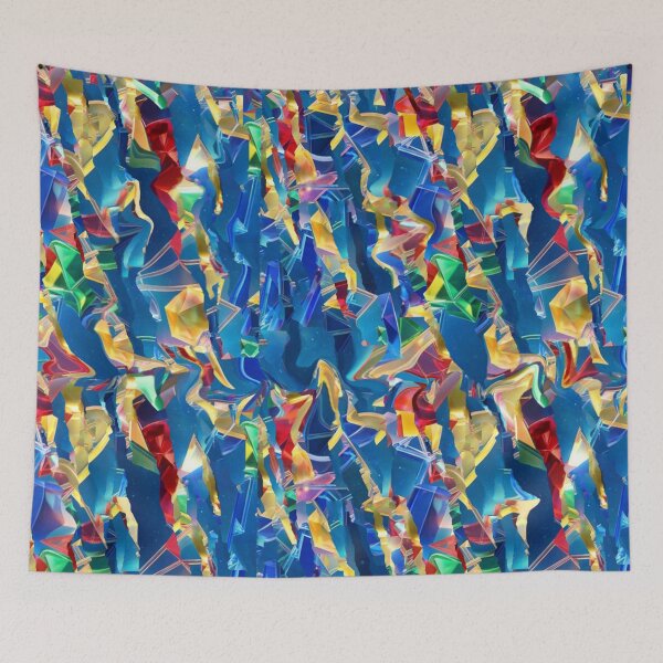 Item preview, Crystalline explosion of color in the room designed and sold by Sigtrix.