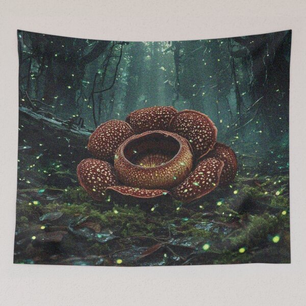 Item preview, Rafflesia Flower Art – Exotic Tropical Bloom | Rare Nature Botanical Design designed and sold by Illuministique.