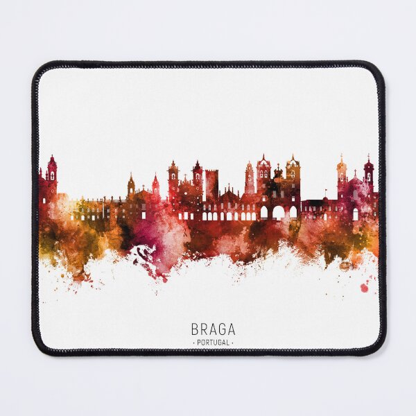 Item preview, Braga Portugal Skyline designed and sold by ArtPrints.