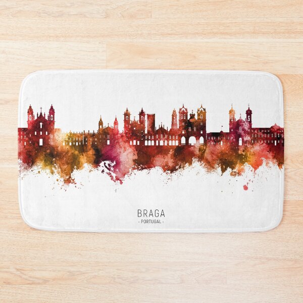 Item preview, Braga Portugal Skyline designed and sold by ArtPrints.