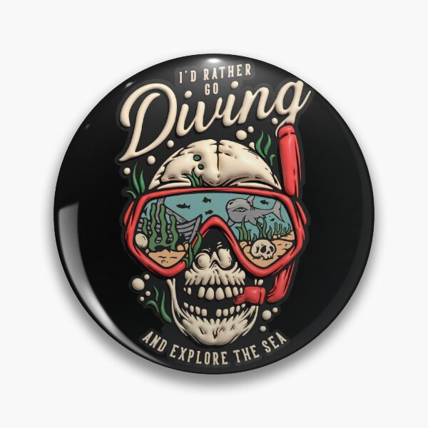 Item preview, 3D Design I'd Rather Go Diving and Explore the Sea designed and sold by EzequielBC.