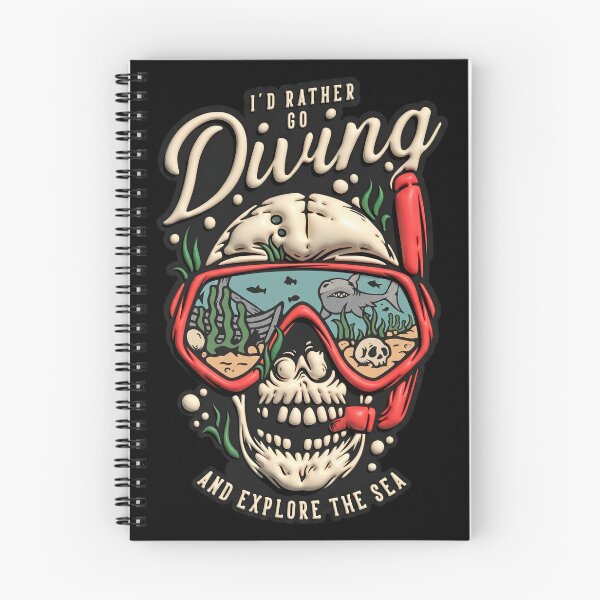Item preview, 3D Design I'd Rather Go Diving and Explore the Sea designed and sold by EzequielBC.