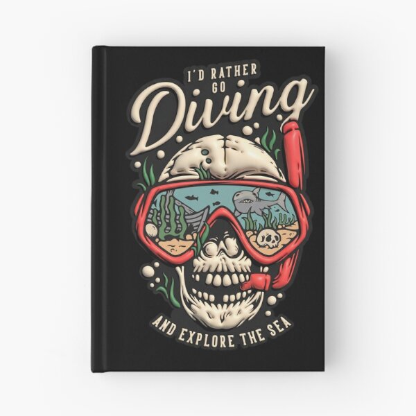 Item preview, 3D Design I'd Rather Go Diving and Explore the Sea designed and sold by EzequielBC.