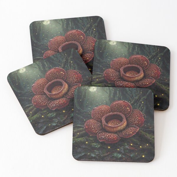 Item preview, Rafflesia Flower Art – Exotic Tropical Bloom | Rare Nature Botanical Design designed and sold by Illuministique.