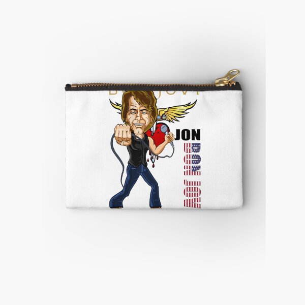 Item preview, Jon Bon Jovi Retro Rock Caricature Heart and Dagger Art designed and sold by shopmamabite.