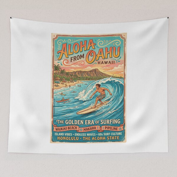 Item preview, Aloha Oahu Surfing designed and sold by Theodor Decker.