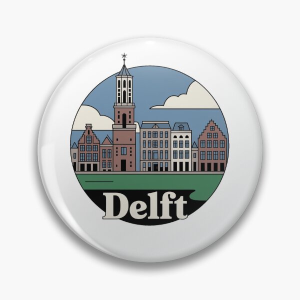 Item preview, Vintage Delft Netherlands Skyline Dutch Canal Houses designed and sold by k3rstman1.