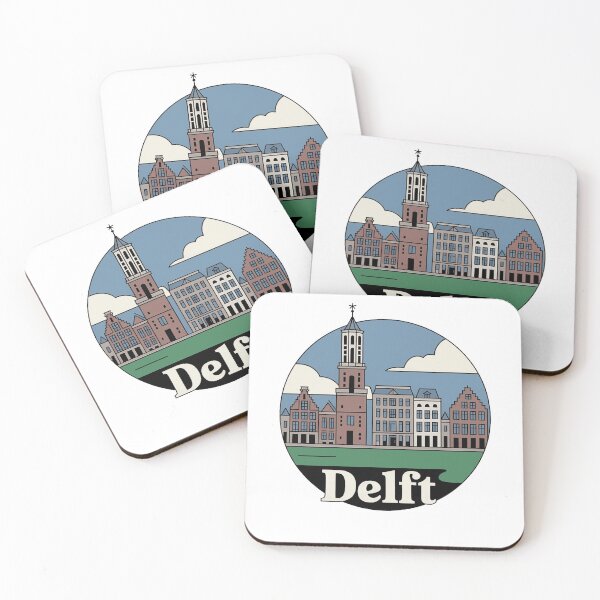 Item preview, Vintage Delft Netherlands Skyline Dutch Canal Houses designed and sold by k3rstman1.