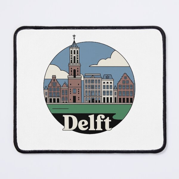 Item preview, Vintage Delft Netherlands Skyline Dutch Canal Houses designed and sold by k3rstman1.