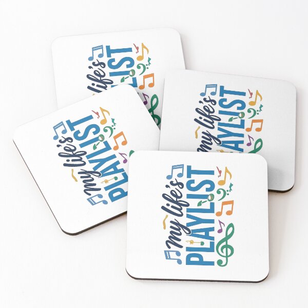 Item preview, My Life's Playlist - Inspirational Music Quote Typography designed and sold by Style-InkPulse.