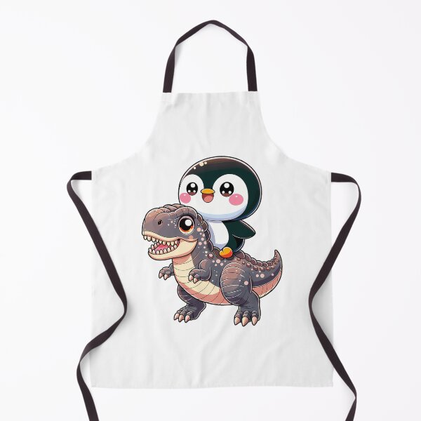 Item preview, Kawaii Penguin Riding T-Rex - Adventure Time Gunter designed and sold by bitter-rayjayi.