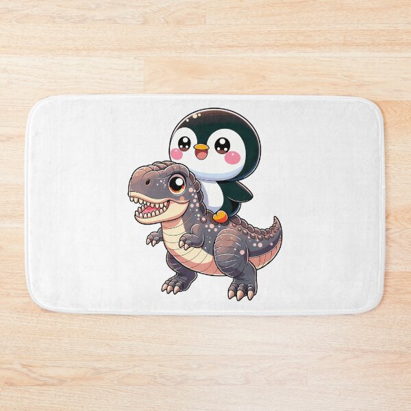 Item preview, Kawaii Penguin Riding T-Rex - Adventure Time Gunter designed and sold by bitter-rayjayi.