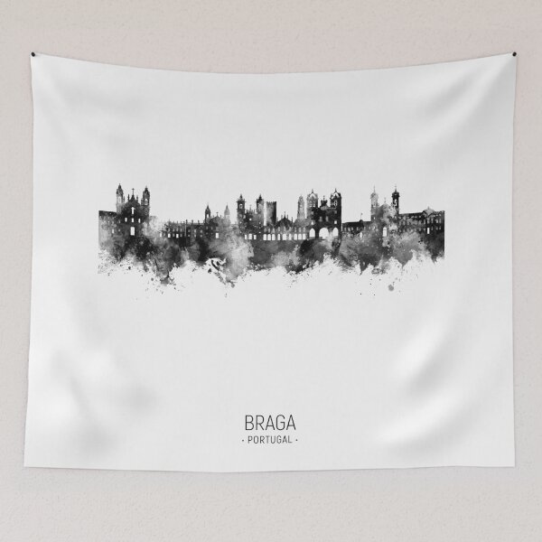 Item preview, Braga Portugal Skyline designed and sold by ArtPrints.