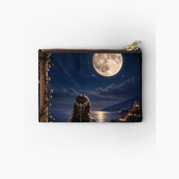 Item preview, Celestial Princess Under the Midnight Moon. designed and sold by KeerthiCuteFind.