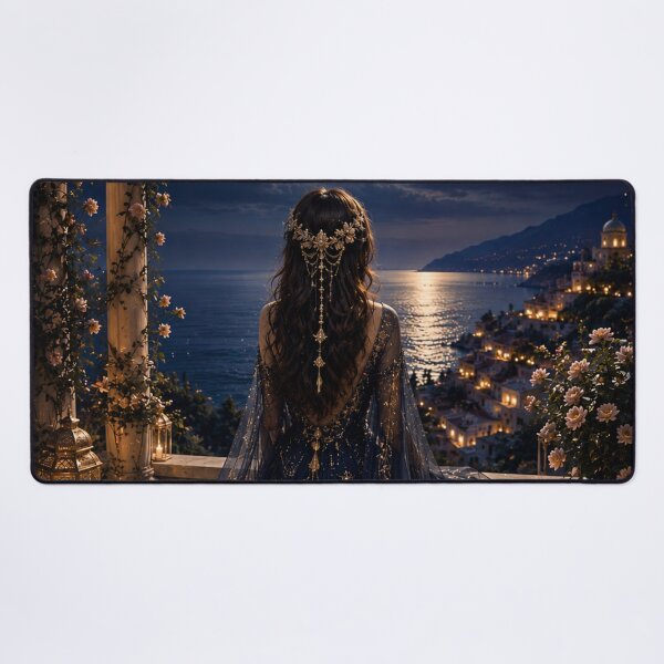 Item preview, Celestial Princess Under the Midnight Moon. designed and sold by KeerthiCuteFind.