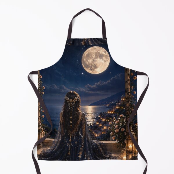 Item preview, Celestial Princess Under the Midnight Moon. designed and sold by KeerthiCuteFind.