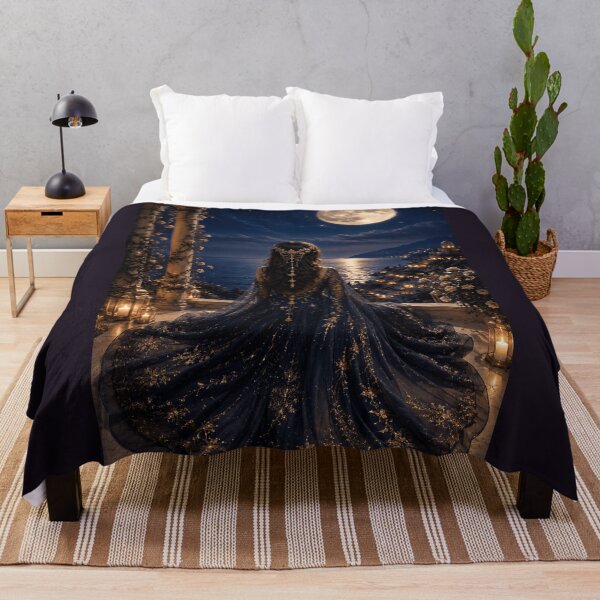 Item preview, Celestial Princess Under the Midnight Moon. designed and sold by KeerthiCuteFind.