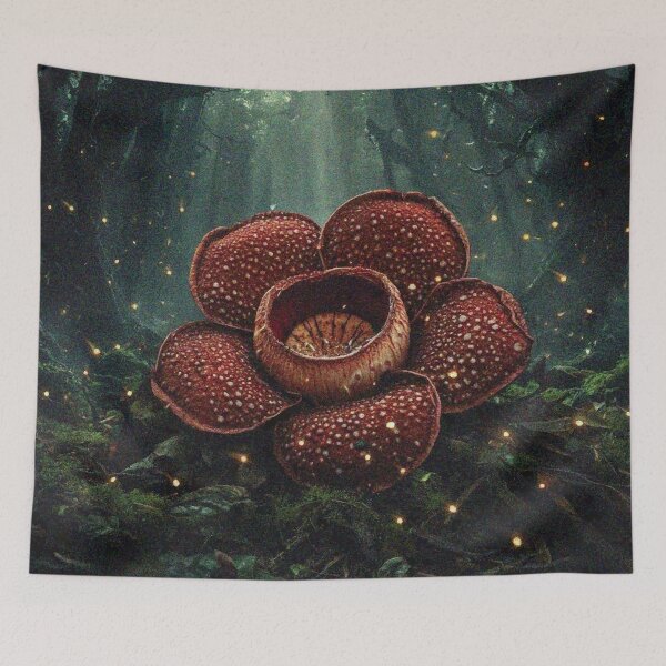 Item preview, Rafflesia Flower Art – Exotic Tropical Bloom | Rare Nature Botanical Design designed and sold by Illuministique.