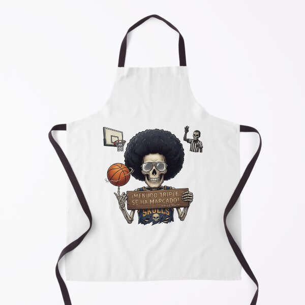 Item preview, Basketball Skeleton Afro Menudo Triple Graphic Art designed and sold by shopmamabite.