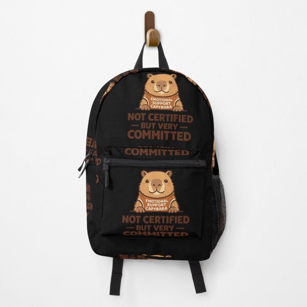 Item preview, Emotional Support Capybara Not Certified But Committed – Funny Mental Health Humor Art | ESA Gift designed and sold by irfanshikh.