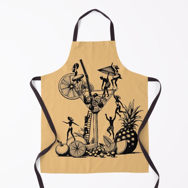 Item preview, Party cocktail with fruit and summer fun illustration designed and sold by Kimenta Fashion.