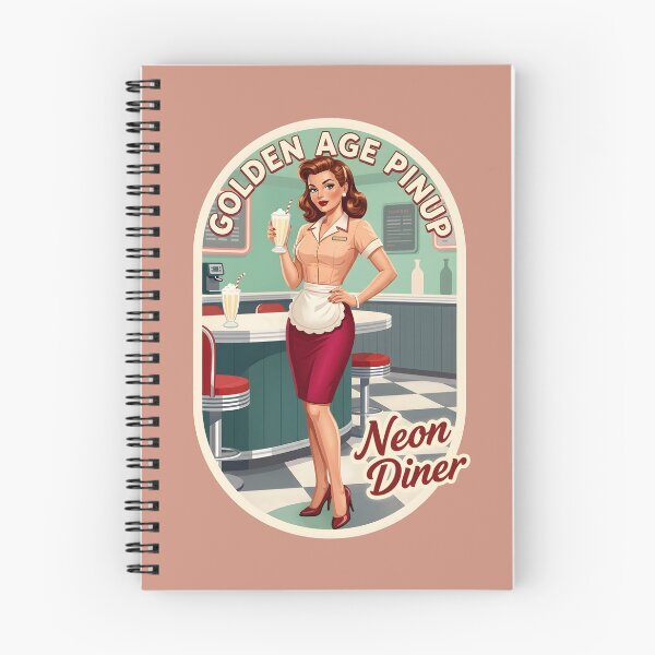 Item preview, Neon Diner Golden Age Pinup designed and sold by NEOCHRONOS.