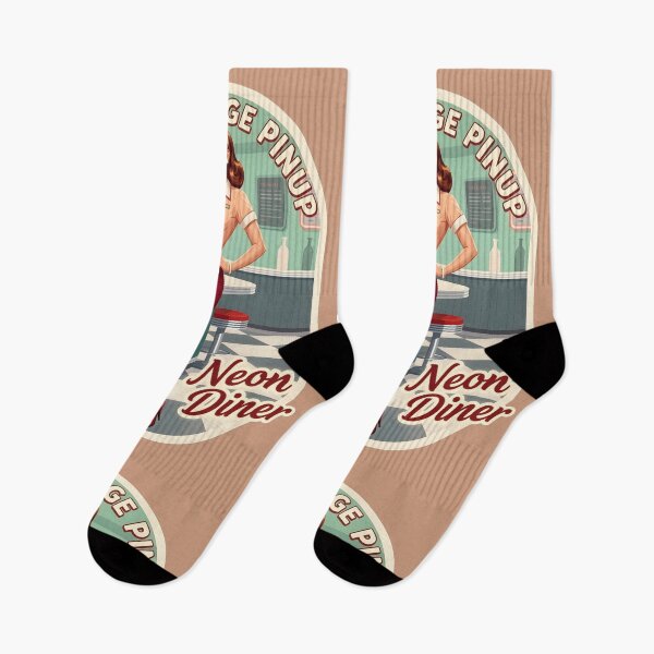 Item preview, Neon Diner Golden Age Pinup designed and sold by NEOCHRONOS.