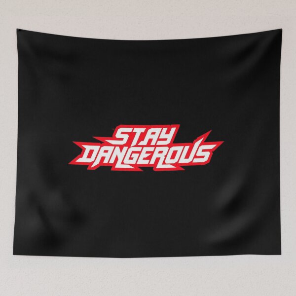 Item preview, Stay Dangerous Bold Typography • Red & White Streetwear Graphic • High‑Impact Design designed and sold by Bright Nest Studio.