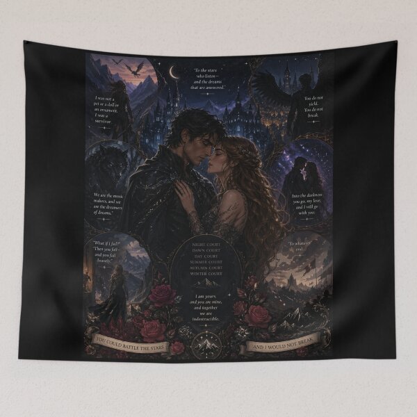 Item preview, Feyre and Rhysand from ACOTAR designed and sold by FairyNoah.