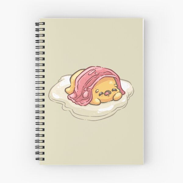 Item preview, Sleepy Fried Egg Guy with Bacon designed and sold by SketchesWSara.
