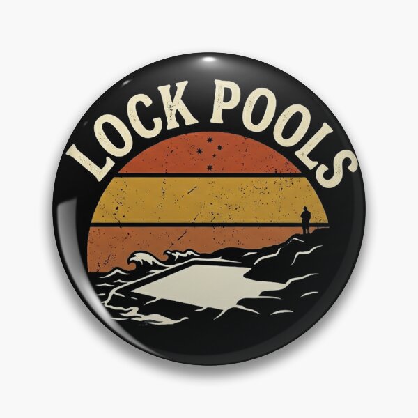 Item preview, Lock Pool Hidden Spot Australia Vintage Sunset designed and sold by Yellowriversss.
