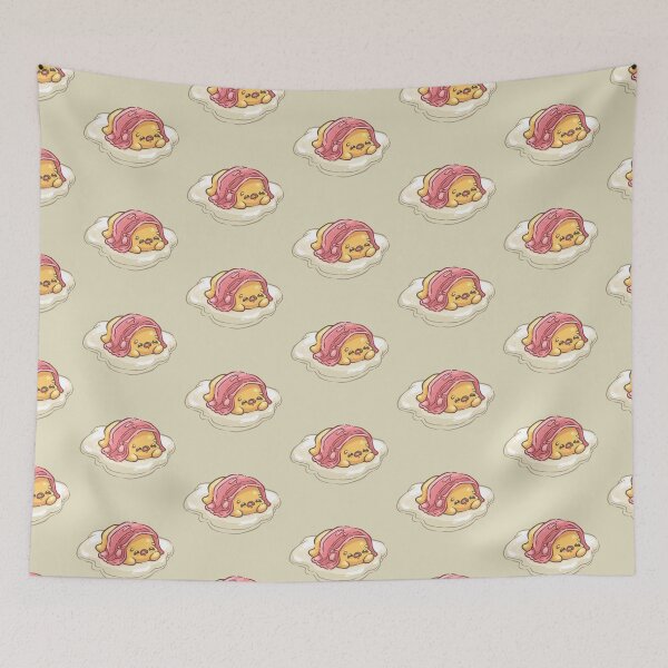 Item preview, Sleepy Fried Egg Guy with Bacon designed and sold by SketchesWSara.