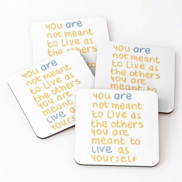 Item preview, Live as yourself | inspirational quote designed and sold by Bohe.mie.an.