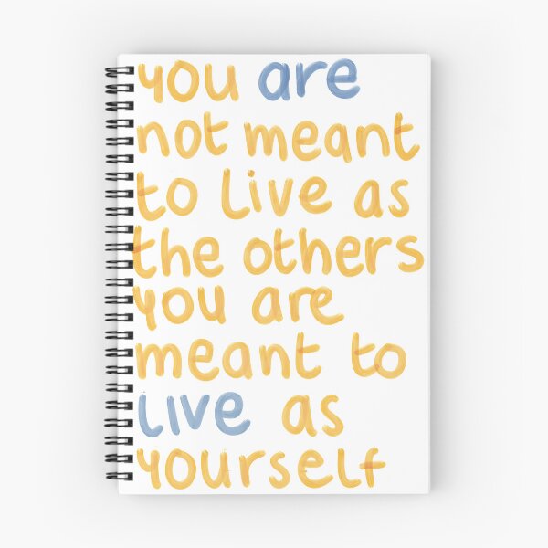 Item preview, Live as yourself | inspirational quote designed and sold by Bohe.mie.an.
