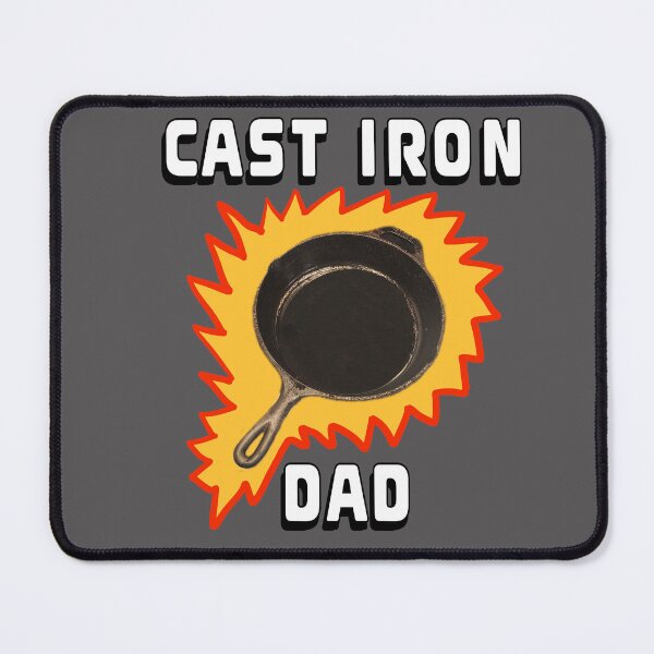Item preview, Father Dad Papa Funny Vintage Cast Iron Skillet “Cast Iron Dad” designed and sold by Artonmytee.